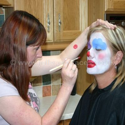 Learning the basics of face painting